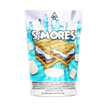 Smores Mylar Pouches Pre-Labeled - 3.5g (1/8oz) / No / 16pcs