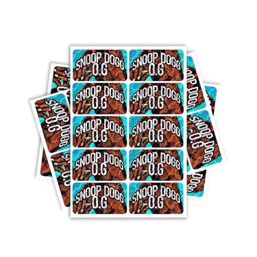 Snoop Dogg OG Rectangle / Pre-Roll Labels - Pre-Roll (10.16cm x 6.7cm) / 10