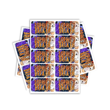 Sophies Breath Rectangle / Pre-Roll Labels - Pre-Roll (10.16cm x 6.7cm) / 10