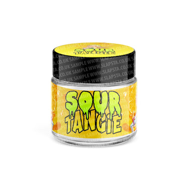 Sour Tangie Glass Jars Pre - Labeled - 3.5grams (1/8oz)