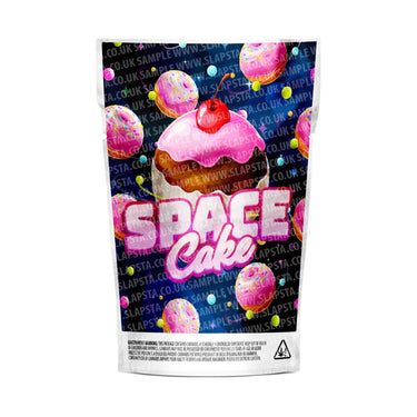 Space Cake Mylar Pouches Pre-Labeled - 3.5g (1/8oz) / No / 16pcs
