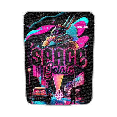 Space Gelato Mylar Pouches Pre - Labeled - 3.5g (1/8oz)