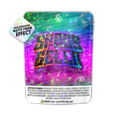Space Gello SFX Mylar Pouches Pre-Labeled - 3.5g (1/8oz) / No / 16pcs