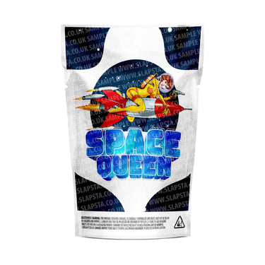 Space Queen Mylar Pouches Pre-Labeled - 3.5g (1/8oz) / No / 16pcs