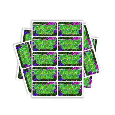Space Queen Rectangle / Pre-Roll Labels - Pre-Roll (10.16cm x 6.7cm) / 10