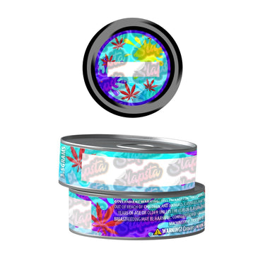 Splat Blank Pre - Labeled 3.5g Self - Seal Tins - 60pcs