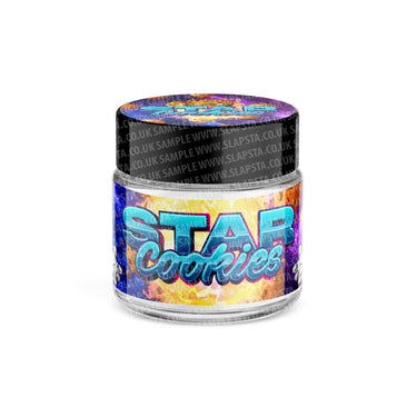 Star Cookies Glass Jars Pre - Labeled - 3.5grams (1/8oz)