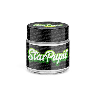 Star Pupil Glass Jars Pre - Labeled - 3.5grams (1/8oz)