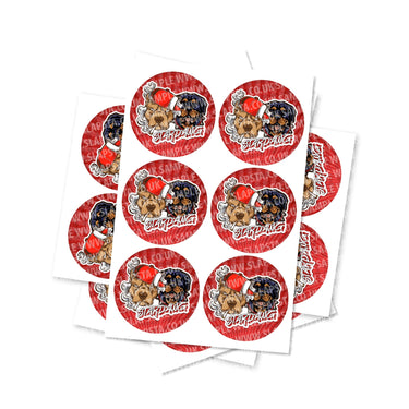 Stardawg Circular Stickers - 2.5cm