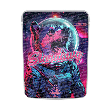 Stardawg Mylar Pouches Pre - Labeled - 3.5g (1/8oz)