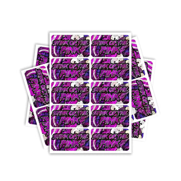 Stink Of The Pink Rectangle / Pre-Roll Labels - Pre-Roll (10.16cm x 6.7cm) / 10