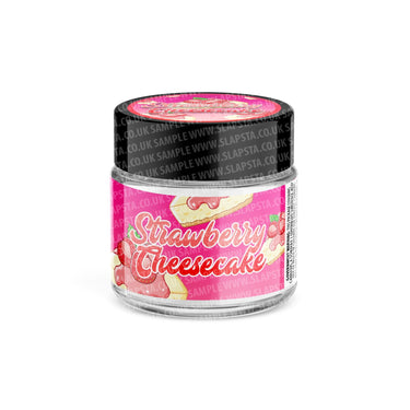 Strawberry Cheesecake Glass Jars Pre - Labeled - 3.5grams (1/8oz)