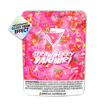 Strawberry Daiquiri SFX Mylar Pouches Pre - Labeled - 3.5g (1/8oz)