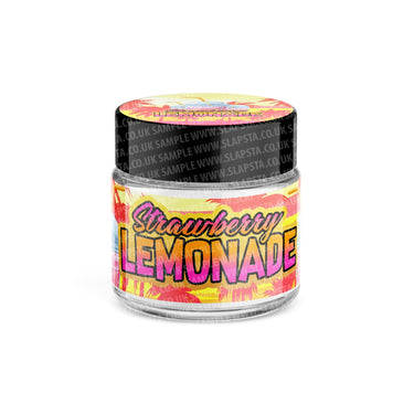 Strawberry Lemonade Glass Jars Pre - Labeled - 3.5grams (1/8oz)