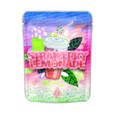 Strawberry Lemonade Mylar Pouches Pre - Labeled - 3.5g (1/8oz)