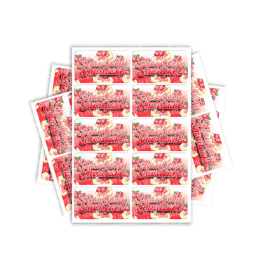 Strawberry Shortcake Rectangle / Pre - Roll Labels - Pre - Roll (10.16cm x 6.7cm)