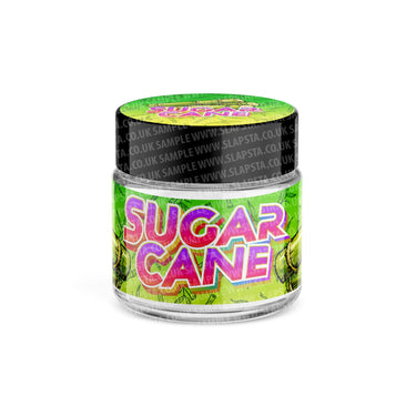 Sugar Cane Glass Jars Pre - Labeled - 3.5grams (1/8oz)