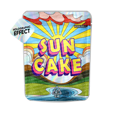 Sun Cake SFX Mylar Pouches Pre - Labeled - 3.5g (1/8oz)