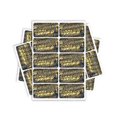 Sundae Driver Rectangle / Pre - Roll Labels - Pre - Roll (10.16cm x 6.7cm)