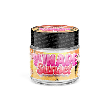 Sundae Sunset Glass Jars Pre - Labeled - 3.5grams (1/8oz)