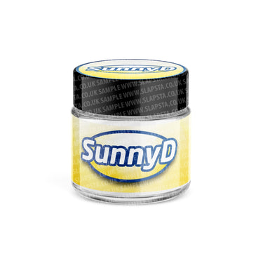 Sunny D Glass Jars Pre - Labeled - 3.5grams (1/8oz)