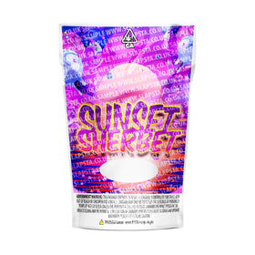 Sunset Sherbet Mylar Pouches Pre-Labeled