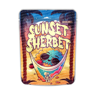 Sunset Sherbet Mylar Pouches Pre - Labeled - 3.5g (1/8oz)