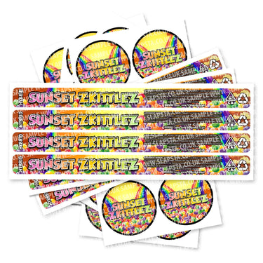 Sunset Zkittlez Pressitin Strain Labels - 100ml