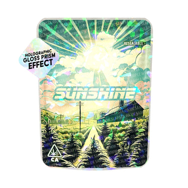 Sunshine SFX Mylar Pouches Pre - Labeled - 3.5g (1/8oz)