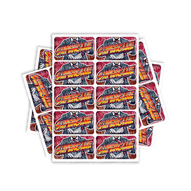 Super Glue Rectangle / Pre - Roll Labels - Pre - Roll (10.16cm x 6.7cm)