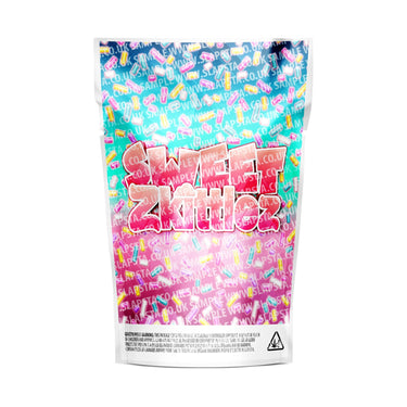 Sweet Zkittlez Mylar Pouches Pre - Labeled - 3.5g (1/8oz)