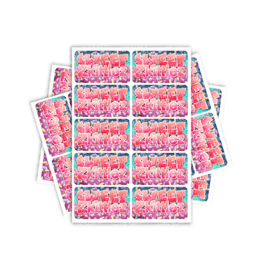Sweet Zkittlez Rectangle / Pre - Roll Labels - Pre - Roll (10.16cm x 6.7cm)
