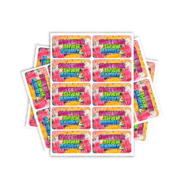 Sweeter Than Berries Rectangle / Pre - Roll Labels - Pre - Roll (10.16cm x 6.7cm)