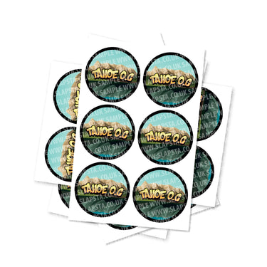 Tahoe OG Circular Stickers - 2.5cm