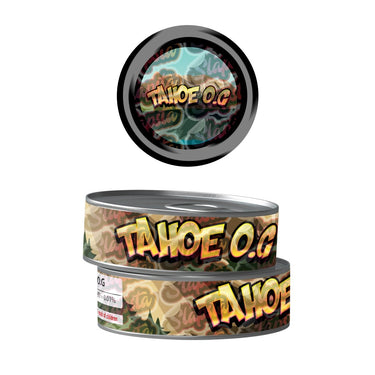 Tahoe OG Pre - Labeled 3.5g Self - Seal Tins - 60pcs