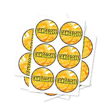 Tangelope Circular Stickers - 2.5cm