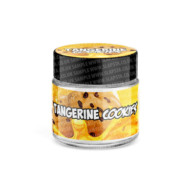 Tangerine Cookies Glass Jars Pre - Labeled - 3.5grams (1/8oz)