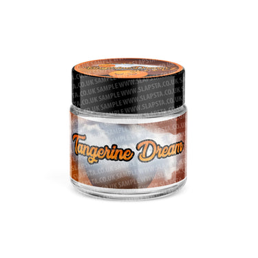 Tangerine Dream Glass Jars Pre - Labeled - 3.5grams (1/8oz)