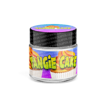 Tangie Cake Glass Jars Pre - Labeled - 3.5grams (1/8oz)
