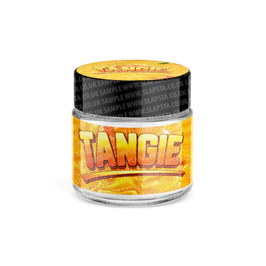 Tangie Glass Jars Pre - Labeled - 3.5grams (1/8oz)
