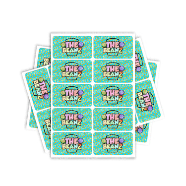 The Beanz Rectangle / Pre - Roll Labels - Pre - Roll (10.16cm x 6.7cm)