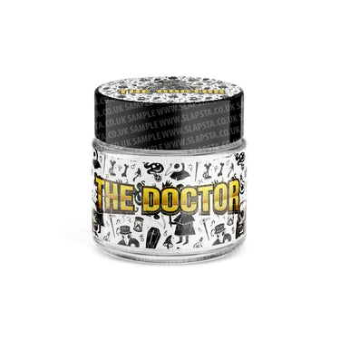 The Doctor Glass Jars Pre - Labeled - 3.5grams (1/8oz)