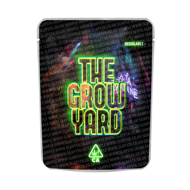 The Grow Yard Mylar Pouches Pre - Labeled - 3.5g (1/8oz)