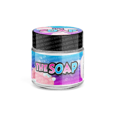 The Soap Glass Jars Pre - Labeled - 3.5grams (1/8oz)