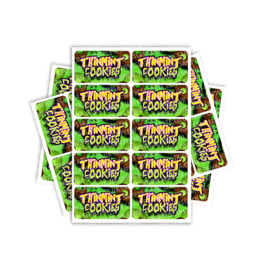 Thin Mint Cookies Rectangle / Pre - Roll Labels - Pre - Roll (10.16cm x 6.7cm)