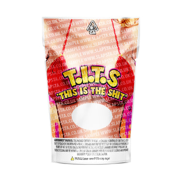 TITS Mylar Pouches Pre-Labeled - SLAPSTA