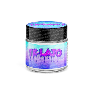 TK Lato Glass Jars Pre - Labeled - 3.5grams (1/8oz)
