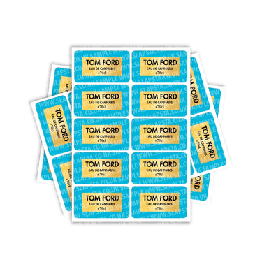 Tom Ford Rectangle / Pre - Roll Labels - Pre - Roll (10.16cm x 6.7cm)