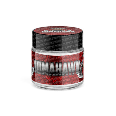 Tomahawk Glass Jars Pre - Labeled - 3.5grams (1/8oz)