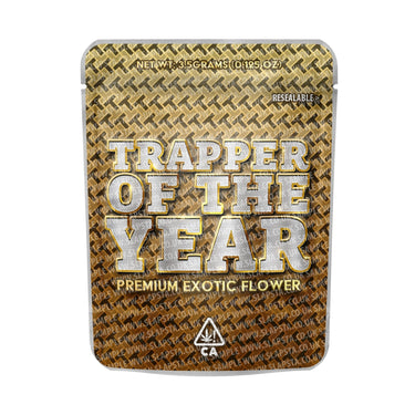 Trapper Of The Year Mylar Pouches Pre - Labeled - 3.5g (1/8oz)